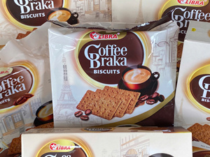 Libra Braka 210g Biscuits aromatisés au café vietnamien Gaufrettes croustillantes Halal avec boîte de goût sucré Emballage Produit FMCG - Product Image 5