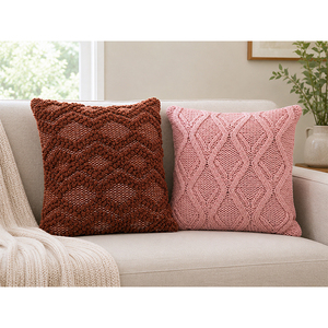 Luxury Cotton Woven Knitted Throw Pillow <b>Cover</b> Soft Textured <b>Cushion</b> <b>Cover</b> for Home Decoration - Product Image 3