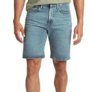 Shorts en jean pour hommes de qualité supérieure, très demandés, 100% coton, motif uni, style décontracté, séchage rapide, respirant - Product Image 1