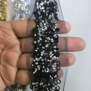 Golden High Quality Customized Color Custom Size <b>Beads</b> <b>Crystal</b> Mirror Rhinestone Hot Fix Lace Embroidery Loose 12 Facets - Product Image 1