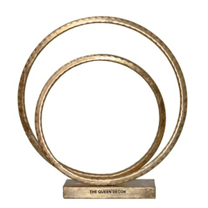 Modern Fancy Aluminum Metal Unique Shape Silver Plated Decorative Sculpture Fabulous Design Home Table - Product Image 4