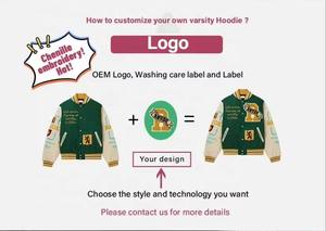 Veste en cuir sur mesure pour homme, entièrement zippée, coupe oversize, brodée, pour l'hiver 2026 - Product Image 6