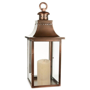 Bronze Finished Fantastic Design Metal Lantern <b>Square</b> Shape Lantern with Handle <b>Candle</b> Lanterns for Outdoor & Home Decoration - Product Image 5