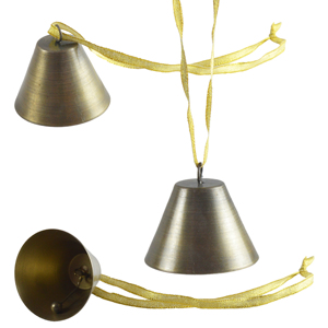 Decor <b>Brass</b> Antique Finishing Design Hanging <b>Bell</b> Best for Festive and Other Events Decorative Design Christmas <b>Bell</b> - Product Image 4
