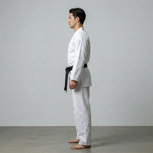 Uniforme de Taekwondo con Tela Ligera y Transpirable para Entrenamiento de Artes Marciales, Competencia y Práctica Diaria - Product Image 5