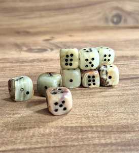 Artisan Crafted Bone <b>Dice</b> for Board Games and RPG Play Natural Crafts - Product Image 4