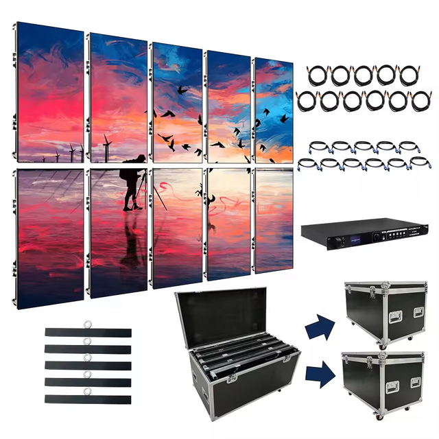 P2.6 P2.9 P3.91 500x1000mm Outdoor Rental Full Color Led Display Module