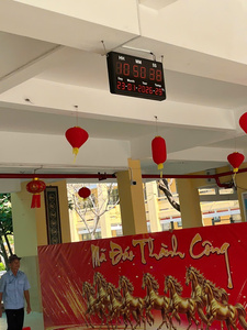 Affichage du temps sur réseau électronique industriel, synchronisation NTP, logiciel SCADA de contrôle à distance écologique |   Afficheur LED à 14 chiffres - Product Image 4