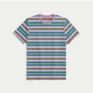 <b>Striped</b> Design OEM Custom <b>Men's</b> Clothing <b>Shirts</b> Plus Size High Street Style Summer Wear Crewneck Short Sleeve <b>Men</b> <b>T</b> <b>Shirts</b> - Product Image 6