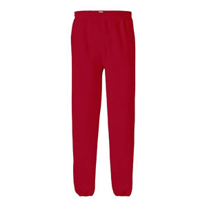 #   Pantalons de survêtement pour hommes personnalisés, en coton, décontractés, avec étiquette brodée, OEM - Product Image 4