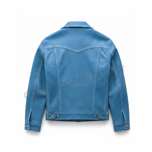 Chaqueta de Motocicleta Sky de Piel de Vaca Genuina con Cuello Alto, Transpirable, Impermeable y Resistente al Viento, para Invierno, Talla Grande, Estilo Urbano para Hombre - Product Image 2