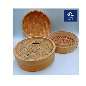 Qualité Fiable, Sûr et Écologique : Cuiseur Vapeur en Bambou Pur, Ustensile de Cuisine en Bois Naturel, Idéal pour la Cuisson à la Vapeur des Raviolis et du Riz – Offre en Gros - Product Image 1