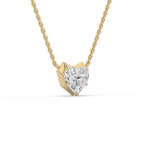 1.50 CARAT Lab Grown Diamond Oval Brilliant Cut 14KT <b>Solid</b> <b>Gold</b> Engagement <b>Pendant</b> Lightweight Daily Wear Jewelry - Product Image 2