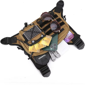 Bolsa de Pecho de Algodón Impermeable con Logotipo Personalizado para Hombre y Mujer, Bolsas Cruzadas de Mensajero con Orificio para Auriculares, Color y Tamaño Personalizables, Duraderas - Product Image 2