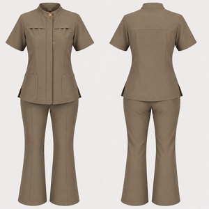 Trending Women's Healthcare <b>Scrub</b> Suit Medical Uniform Nursing Workwear Hospital Staff Clothing Short Sleeve <b>Scrub</b> <b>Set</b> - Product Image 5