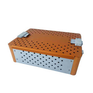 Boîte de stérilisation et de désinfection vétérinaire en acier inoxydable chirurgical Java, haute température, JS-SDC-022, pour instruments généraux - Product Image 4