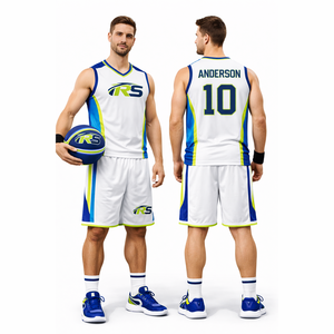Conjunto de Camiseta y Pantalones Cortos de Baloncesto Profesional con Material Deportivo Ligero, Cómodo y Duradero, Calidad Premium - Product Image 3