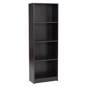 Librero Moderno Vertical de Múltiples Niveles con Acabado de Madera para Almacenamiento en Hogar, Oficina, Sala de Estar, Dormitorio o Apartamento - Product Image 1