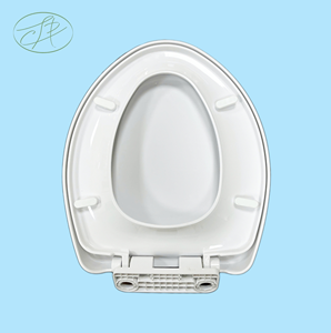 Couvre-siège de toilette rond moderne pour adultes, marque privée, avec fonction de fermeture douce, en matériau PP, pour salle de bain, emballage personnalisé - Product Image 4