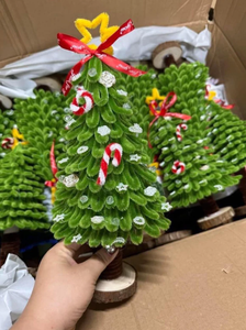 Arbre de Noël en coton Eco Material Ornement fait à la main pour la décoration de vacances de fête Fournisseur du Vietnam - Product Image 5