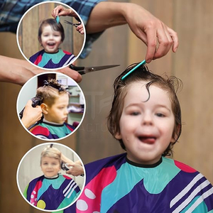 เสื้อคลุมแต่งผมผ้าน้ำหนักเบาระบายอากาศสวมใส่สบายออกแบบได้ตามต้องการ - Product Image 6