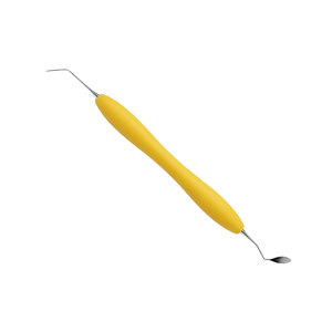 Espátula de Silicona Amarilla para Esculpir Composite Dental, Antiadherente, para Modelar Resina, Instrumento Restaurador, Fabricante Pakistán - Product Image 5