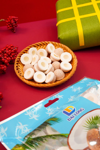 Crispy coconut <b>candy</b> - a product from Vietnam by Dai Long company, made from pure milk powder, fragrant coconut milk flavor - Product Image 4