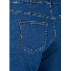 Jeans Cortos Vera de Corte Recto, Cintura Alta, Transpirables, Estilo Moderno y Sexy para Mujer - Product Image 5