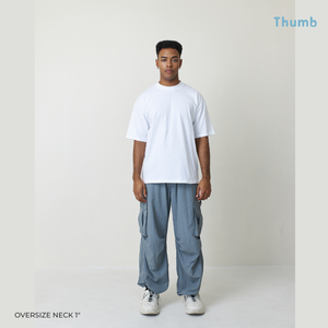 เสื้อยืดขนาดใหญ่คอพอดีตัวเสื้อยืดแนวสตรีทสไตล์วินเทจพิมพ์โลโก้ DTG DTF หรือปักทำในประเทศไทย - Product Image 6