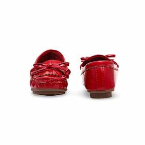 Mocassin de cérémonie rouge pour filles KD0908 Taille 28 500g pour robes de cocktail - Product Image 2