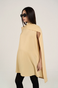 Women's Woven Button <b>Dress</b>, Crew Neck, Regular Sleeve, <b>Loose</b> Waist, Breathable Minimalist Casual Summer Style, OEM/ODM Vietnam - Product Image 4