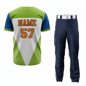 Uniforme de Béisbol Personalizado de Alta Calidad 2026, Unisex |   Pantalones de Jersey de Manga Corta, 100% Poliéster, Transpirables y de Secado Rápido - Product Image 2