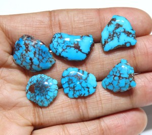 Tranches brutes de turquoise Prince Arizona, dalle de turquoise naturelle d'Arizona pour la fabrication de bijoux, vente en gros de pierres précieuses - Product Image 1