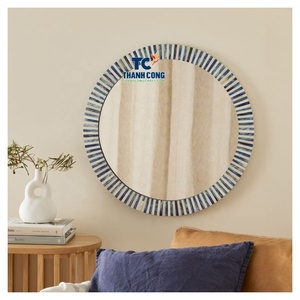 Espejo de ratán distintivo para exportadores, diseñado para socios mayoristas, que combina el estilo del espejo de ratán negro y la artesanía refinada. - Product Image 1