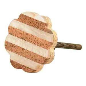 Resin Wood Eco-Friendly Decoupage Cabinet <b>Knobs</b> & Pull Handles for Kitchen Use - Product Image 4
