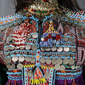 Vestido Afgano Personalizado de 3 Piezas en 1 con Accesorios, Varios Patrones, Manga Larga, Vestido Tradicional Afgano para Mujer - Product Image 6