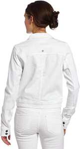 Veste en jean pour femme, prix abordable, printemps automne, basique, couleur blanche, style mode, coupe ample, manches longues, OEM - Product Image 2
