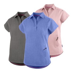 NUEVO DISEÑO moderno uniforme de enfermera Hospital Clínico cuidado de la salud uniforme fregado trajes muy suaves para mujeres-Saomai FMF-Muestra gratis - Product Image 6