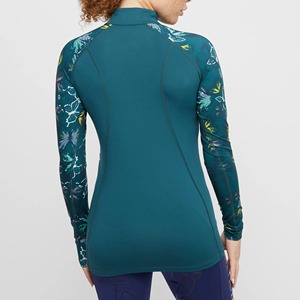 Chemise de base respirante à manches longues pour l'équitation, fabriquée sur mesure par une usine OEM pour femmes - Product Image 3