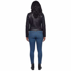 Custom Sorority Women Genuine Leather Jacket Plus Size Made to Measure <b>Coat</b> for bulk custom orders with made to measure service - Product Image 6
