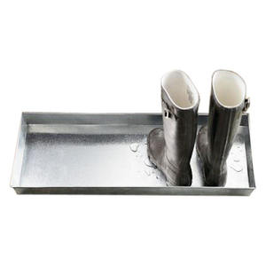Luxury Metal Iron Galvanized <b>Boot</b> Tray for Home Decoration Galvanized <b>Boot</b> & <b>Shoe</b> Tray Home Planter <b>Storage</b> - Product Image 1