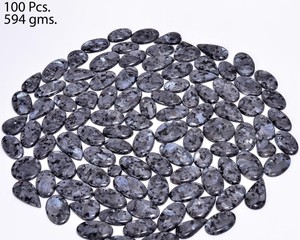 Lote de Cabujones de Larvikita Natural Pulida, Piedras Preciosas Sueltas de Varias Formas, Piedra Semipreciosa para Fabricación de Joyas, Venta al Por Mayor - Product Image 4