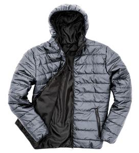 Bubble <b>Mens</b> Bomber <b>Jacket</b> Lightweight Padded Puffer Quilted Hooded Winter Warm Full Zip Coats Waterproof Breathable Eco-Friendly - Product Image 5