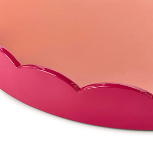 Durable Modern Eye-Catching Design Luxury Glossy Lacquer Serving Tray Handmade From Vietnam - Product Image 5