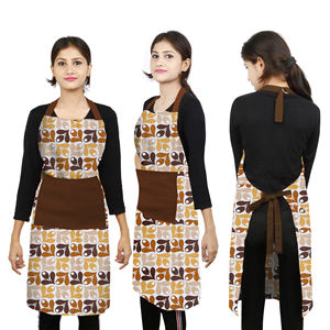 Delantal Estampado de Alta Calidad Premium con Tirantes Ajustables, Delantal de Cocina para Chef, Lavable y Reutilizable - Product Image 3