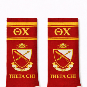 Chaussettes personnalisées avec lettres grecques colorées pour la promotion et l'image de marque des fraternités - Product Image 2