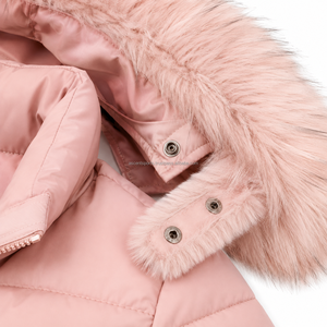 Manteau long matelassé à capuche pour femme, veste d'hiver, fabricant OEM, fournisseur, vente en gros, usine, conception personnalisée - Product Image 5