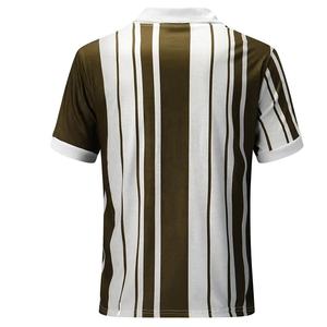 Polos décontracté coton Slim Fit style rétro sulimation imprimé polo à manches courtes tortue appelant Patchwork travail chemise de golf - Product Image 5