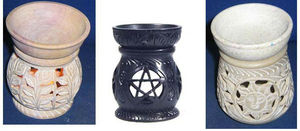 Excellent Handmade Home Fragrance <b>Tea</b> <b>Light</b> Beautiful Carving on Soapstone Fine Finishing Aroma Oil Burner Decorative Purpose - Product Image 3