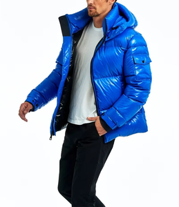 เสื้อแจ็คเก็ตพัฟเฟอร์ผู้ชายคุณภาพพรีเมียม อุ่นสบายสำหรับฤดูหนาว ซิปพิมพ์ลาย กันน้ำ กันลม สีและลายปรับแต่งได้ - Product Image 1